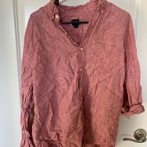Pink J Crew men’s top